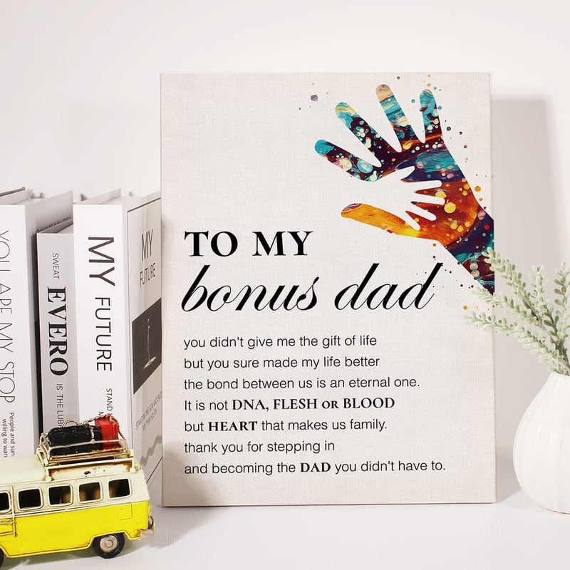 JerLoe Bonus Dad Canvas Wall Art - Image 4