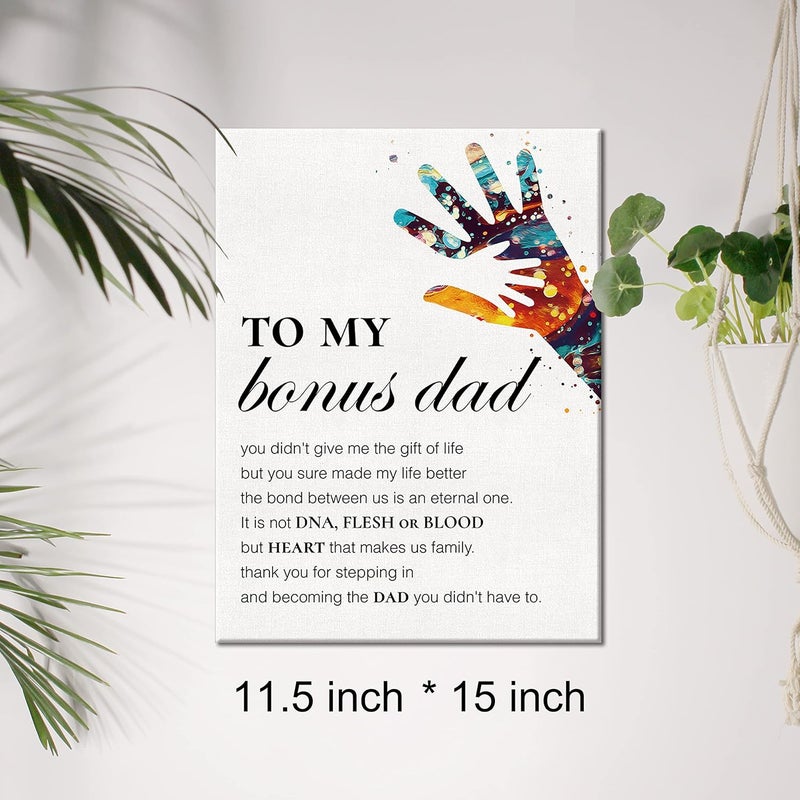 JerLoe Bonus Dad Canvas Wall Art - Image 2