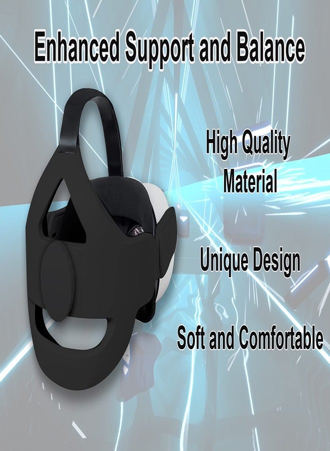 TNE Headband for Oculus Quest 2/Meta Quest 3 Headset Virtual Reality VR | Replacement Accessories for Quest 2/3 Elite Head Strap Reduce Head Pressure, Enhanced Support, Large Cushion (Black) - Image 4