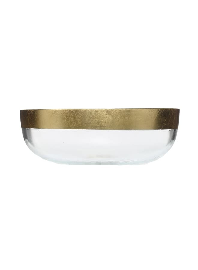 Ardacam Classic Gold Foil Taped Bowl 15.8 cm-Clear - Image 2