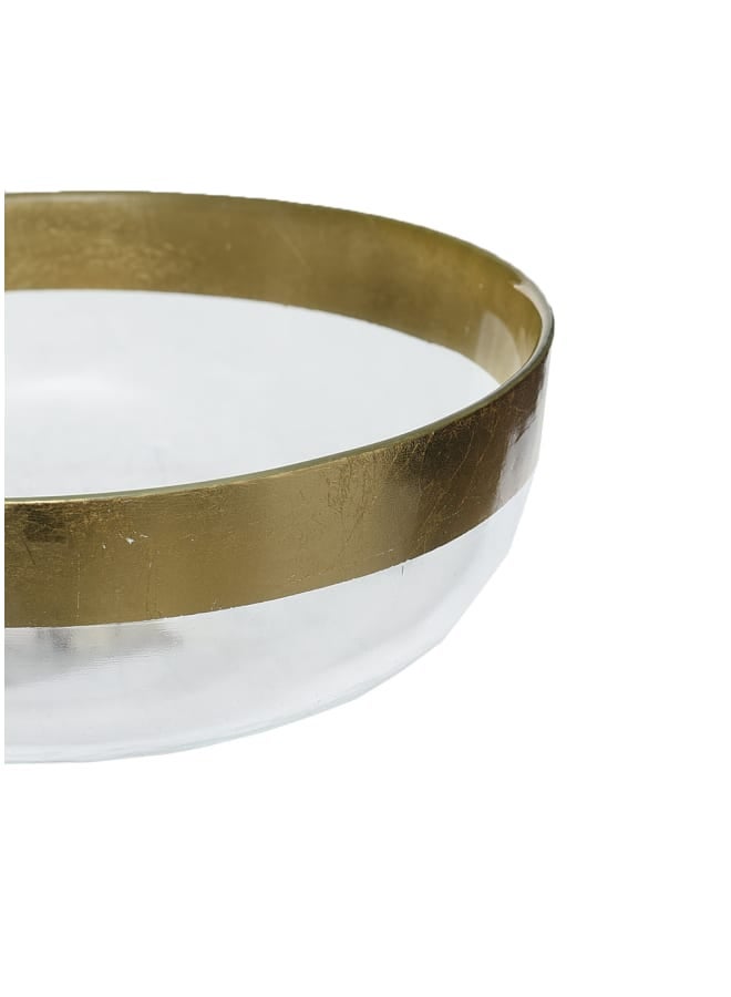 Ardacam Classic Gold Foil Taped Bowl 15.8 cm-Clear - Image 3