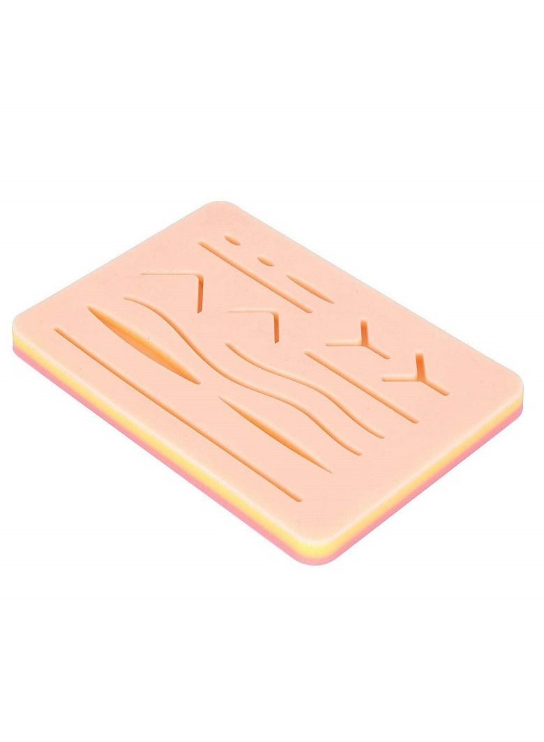 Generic Surgicals Suture Exercise Training Kit Silicone Surgicals Skin Suture Training Module Kit Medical Model Surgicals Tools for Dermatologist Students  - Image 1
