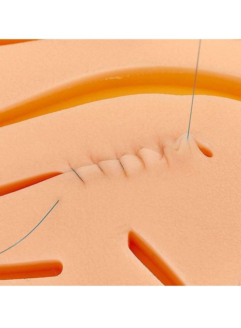 Generic Surgicals Suture Exercise Training Kit Silicone Surgicals Skin Suture Training Module Kit Medical Model Surgicals Tools for Dermatologist Students  - Image 3