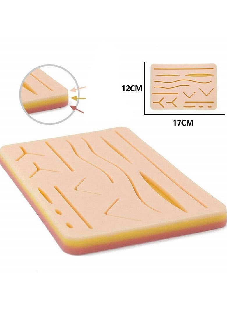 Generic Surgicals Suture Exercise Training Kit Silicone Surgicals Skin Suture Training Module Kit Medical Model Surgicals Tools for Dermatologist Students  - Image 4