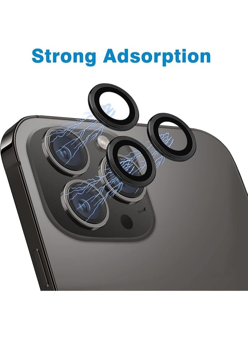 Camera Lenses Compatible with iPhone 11 Pro or 11 Pro Max - Black - Image 2