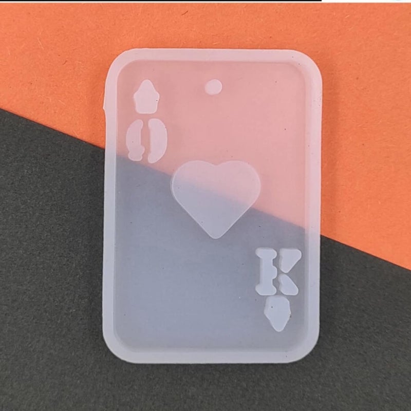 R H LIFESTYLE R H lifestyle Silicone Personalized Card Keychain Resin Casting Moulds (Silicone Card Queen Mould) SM4692 - Image 3