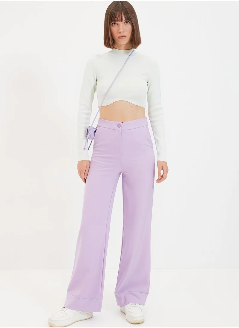 trendyol High Waist Flared Pants