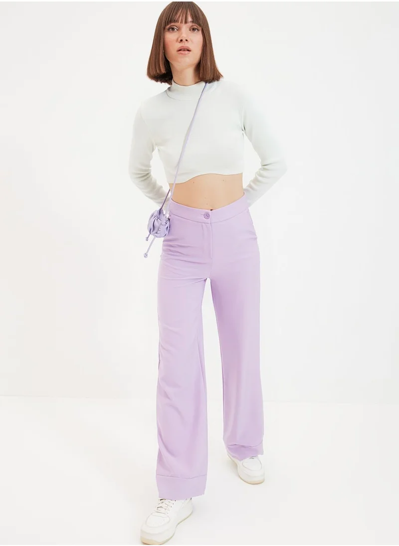 trendyol High Waist Flared Pants