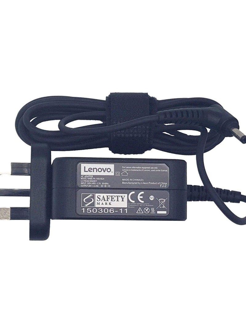 for LENOVO Lenovo 20V 2.25A 45W Laptop Adapter Power Charger For Lenovo Ideapad Chromebook 4.0mm*1.7mm - Image 1