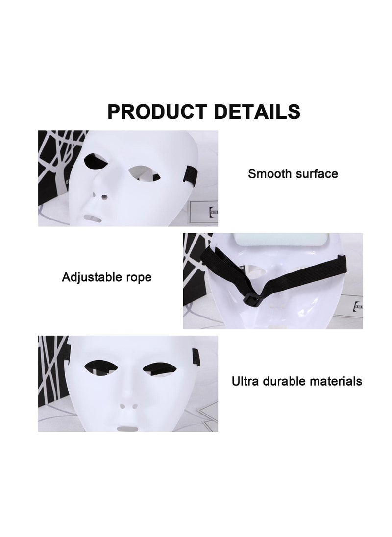 SYOSI Hip Hop Mask, Full Face Hacker Mask, Masked Dancer, Ghost Step, Prom Men and Women Hip Hop Mask, Halloween Mask, Role Playing Party Props for Most People's Faces for Easter, Halloween Etc (2 Pack)  - Image 3