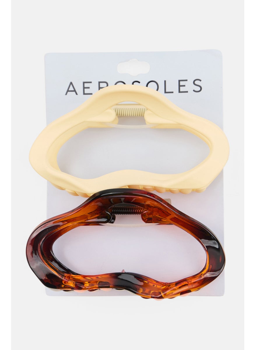 AEROSOLES - Women 2 Pieces Large Oval Claws, Yellow - Image 1