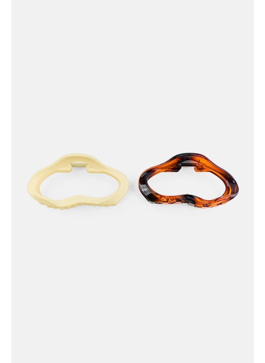 AEROSOLES - Women 2 Pieces Large Oval Claws, Yellow - Image 1