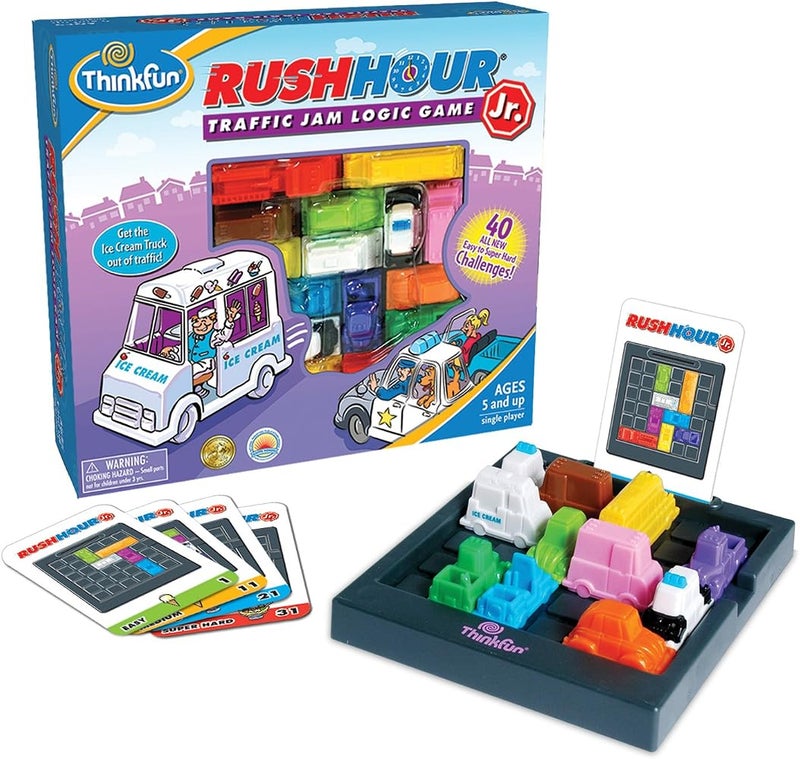 لعبة المنطق التفاعلية ThinkFun Rush Hour للأطفال: تقدم لعبة ThinkFun Rush Hour للأطفال تجربة ممتعة ومثيرة للتحدي في عالم ألعاب المنطق. تم تصميمها لتنمية التفكير النقدي ومهارات التفكير المكاني