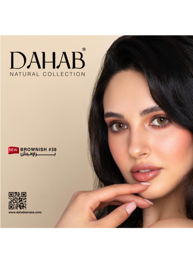 Dahab عدسات لاصقة بنية اللون تستخدم لمرة واحدة 9 أشهر - Image 2