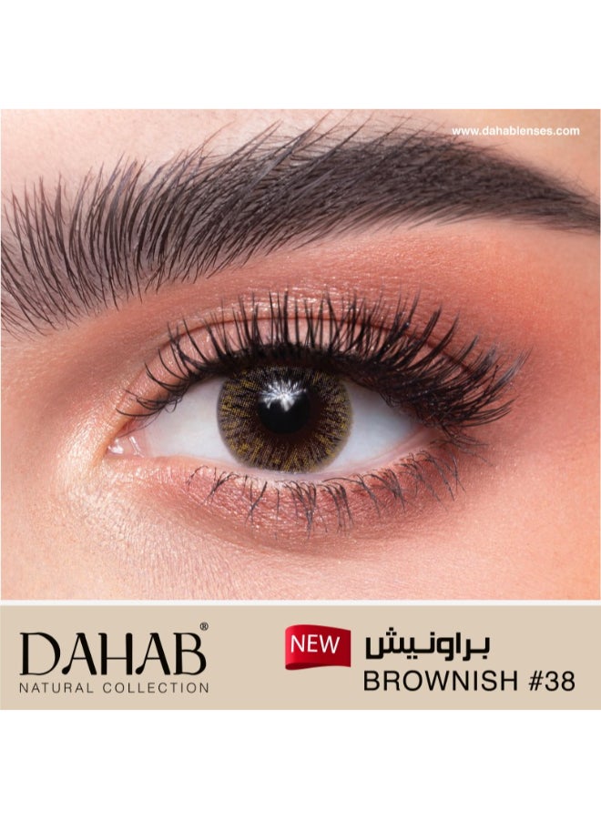 Dahab عدسات لاصقة بنية اللون تستخدم لمرة واحدة 9 أشهر - Image 3