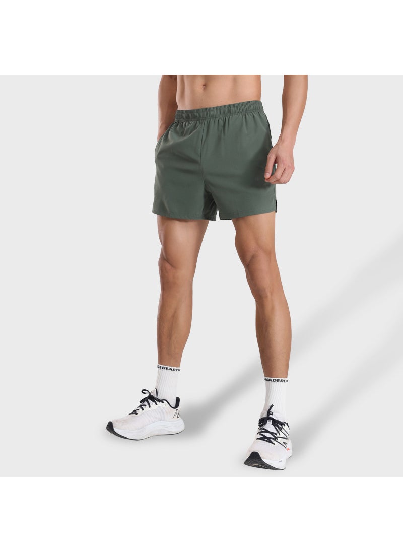 Quick-Dry Running Shorts Breathable Fitness Black  - Image 4