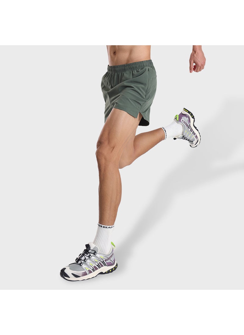 Quick-Dry Running Shorts Breathable Fitness Black  - Image 3