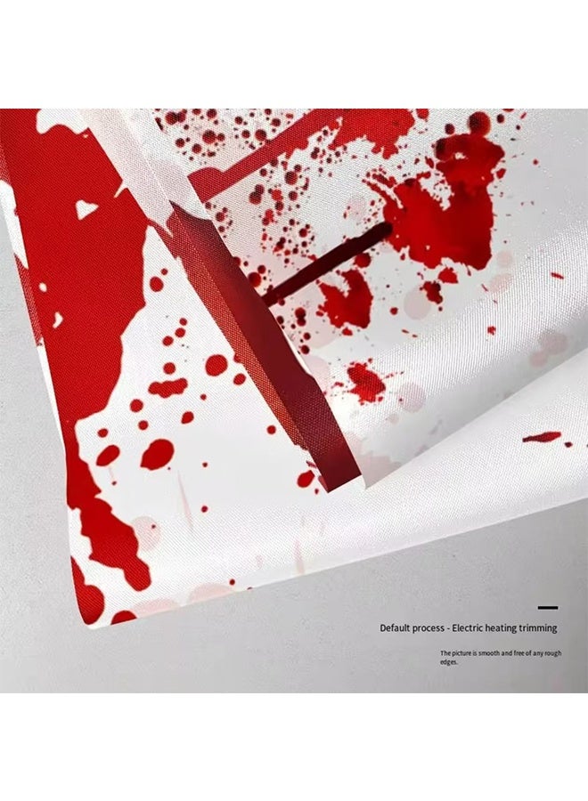 JCB CHIC Halloween  Wall Banner Photography Background  Children's Birthday Party Decoration Background Horror Photo Props - Image 2