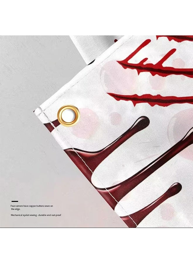 JCB CHIC Halloween  Wall Banner Photography Background  Children's Birthday Party Decoration Background Horror Photo Props - Image 3