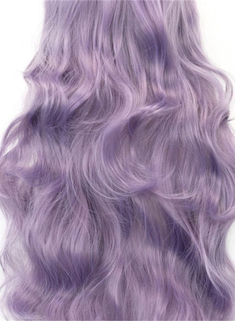 80cm anime long curly hair high temperature silk curly hair cosplay wig costumes dress up wig - Image 4