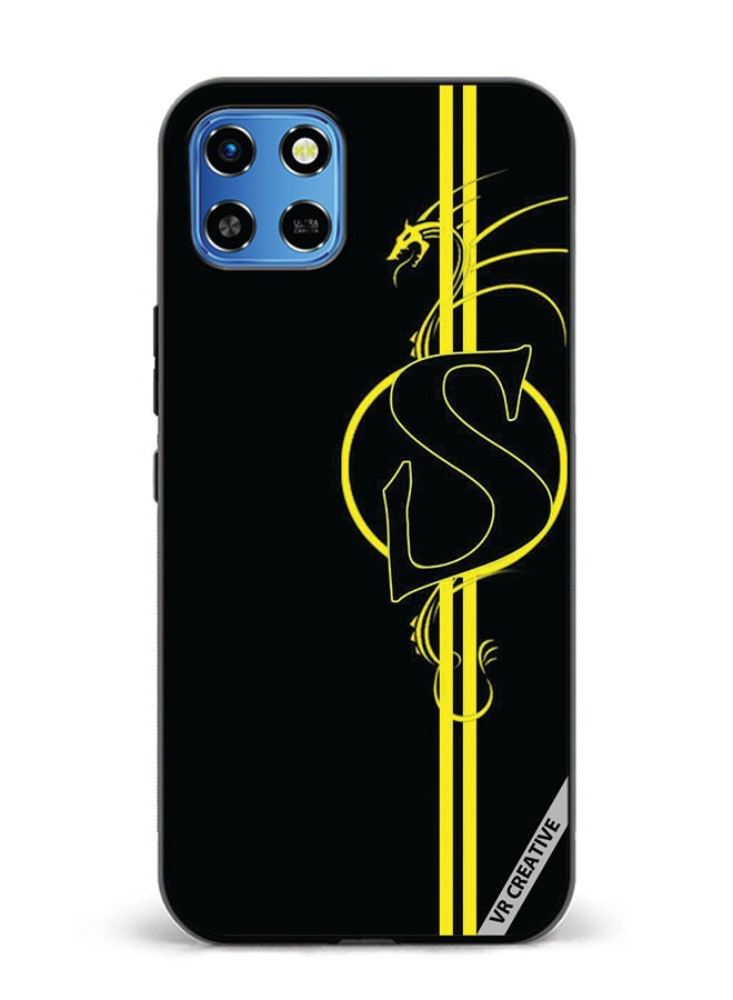 VR CREATIVE Protective Case Cover For Infinix Smart 6 HD Letter S Design Multicolour - Image 1