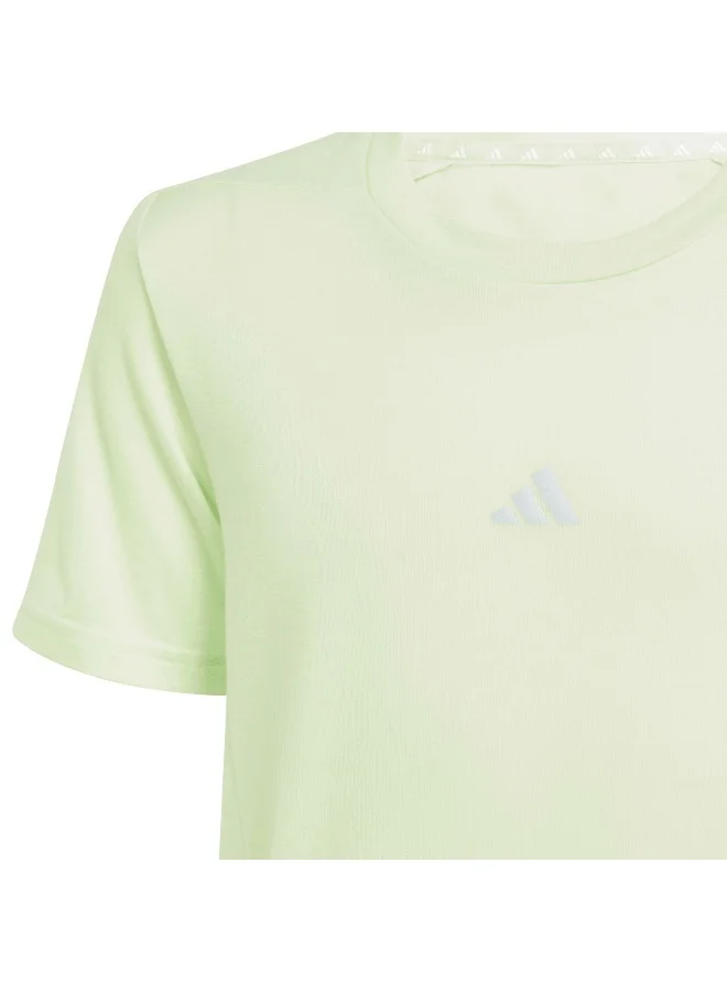 Adidas adidas J D4T Tee Green Training T-Shirts 5-6Y