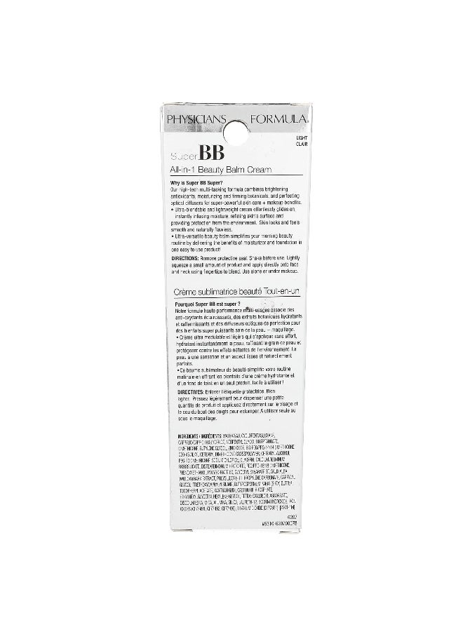 Physician's Formula Physicians Formula, Super BB, All-in-1 Beauty Balm Cream, 6207 Light Clair, 1.2 fl oz (35 ml)  - Image 3