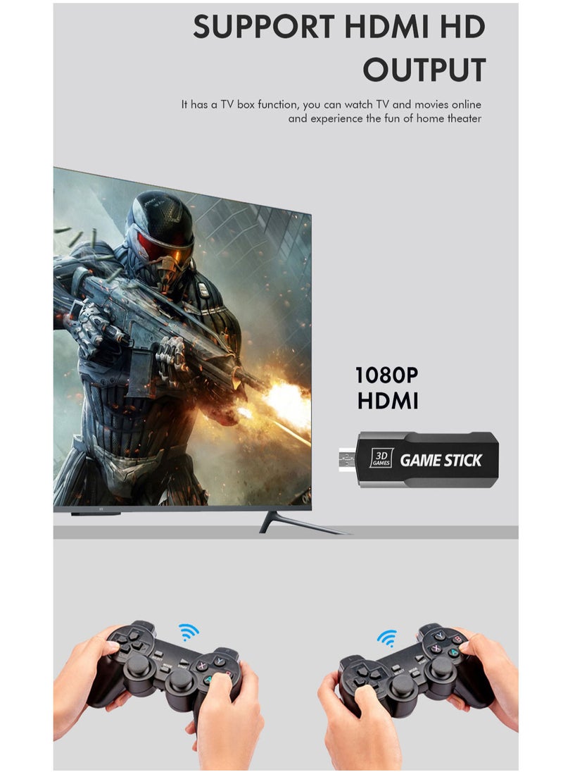 Generic - Portable Video Game Console GD10 Plus Wireless Controllers 4K HD TV Retro Game Console 50 Emulators Over 40000 Games For PS1 N64 DC - Image 1