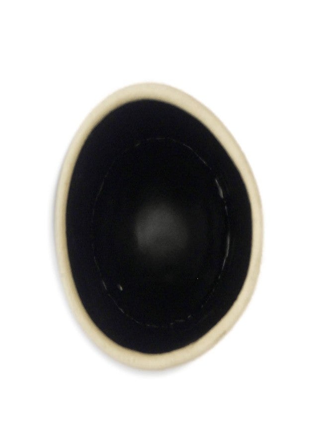 roro Black Matte Ceramic Egg Toppers, Set of 2 - Handcrafted Stoneware for Soft Boiled Eggs, Dishwasher & Microwave Safe, Minimalist Cups for Home & Restaurant - Image 4