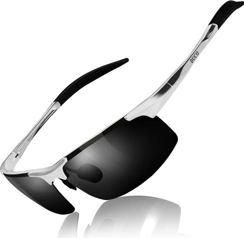 Duco Mens Sports Polarized Sunglasses UV Protection Sunglasses for Men 8177s - Image 1