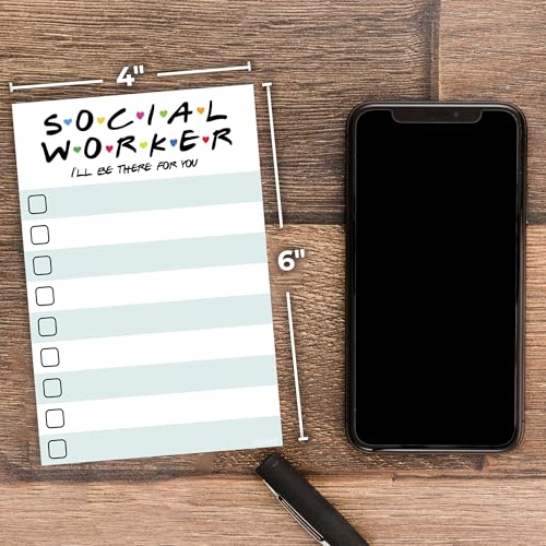 DAILY RITMO Social Worker Gift - to Do List Sticky Notes | Social Work Gifts | I'll Be There for You | Appreciation Week Bulk Gifts for Women and Men - Image 3