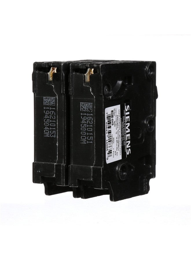 سيمنز قاطع دائرة Siemens Q260 ثنائي القطب 60 أمبير QP، أسود  - Image 3