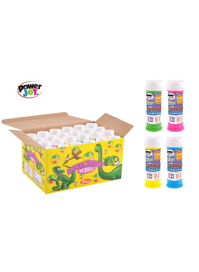 Power Joy Bubble Solution Dinosaur 50mL, Assorted 1 Piece (Style & Color May Vary) Each Sold Separately - Image 1
