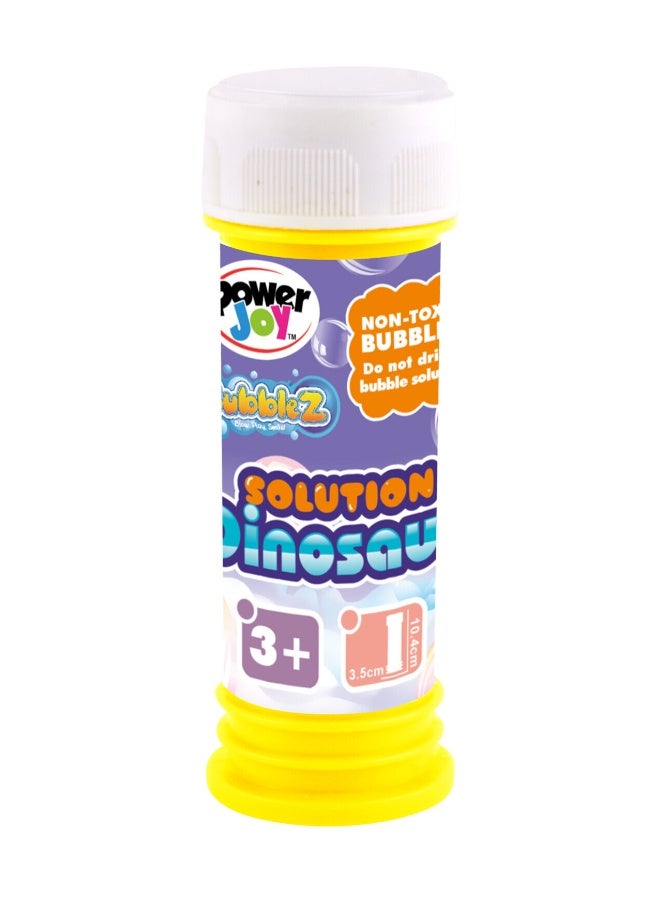 Power Joy Bubble Solution Dinosaur 50mL, Assorted 1 Piece (Style & Color May Vary) Each Sold Separately - Image 2