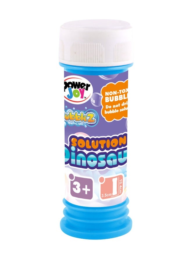 Power Joy Bubble Solution Dinosaur 50mL, Assorted 1 Piece (Style & Color May Vary) Each Sold Separately - Image 4