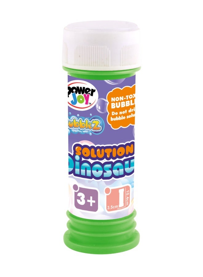 Power Joy Bubble Solution Dinosaur 50mL, Assorted 1 Piece (Style & Color May Vary) Each Sold Separately - Image 3