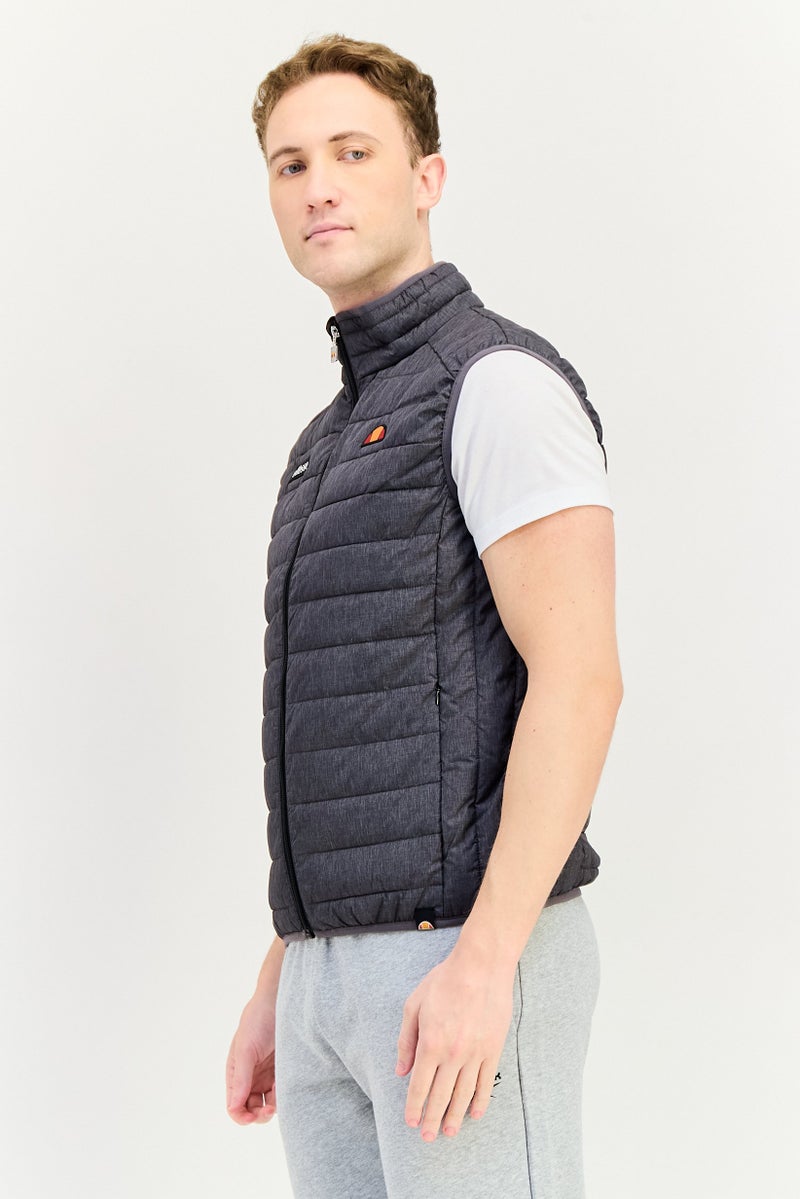 Ellesse Men Sportswear Fit Sleeveless Outdoor Vest, Grey - Image 3