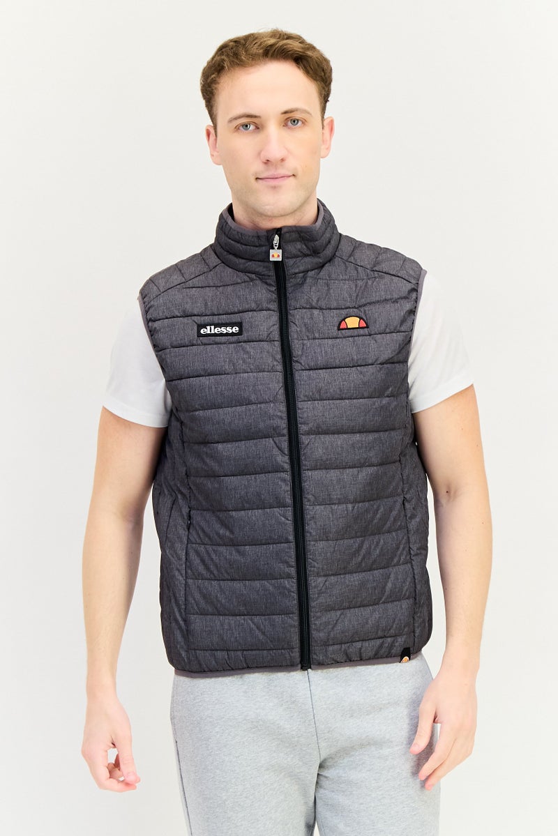 Ellesse Men Sportswear Fit Sleeveless Outdoor Vest, Grey - Image 1