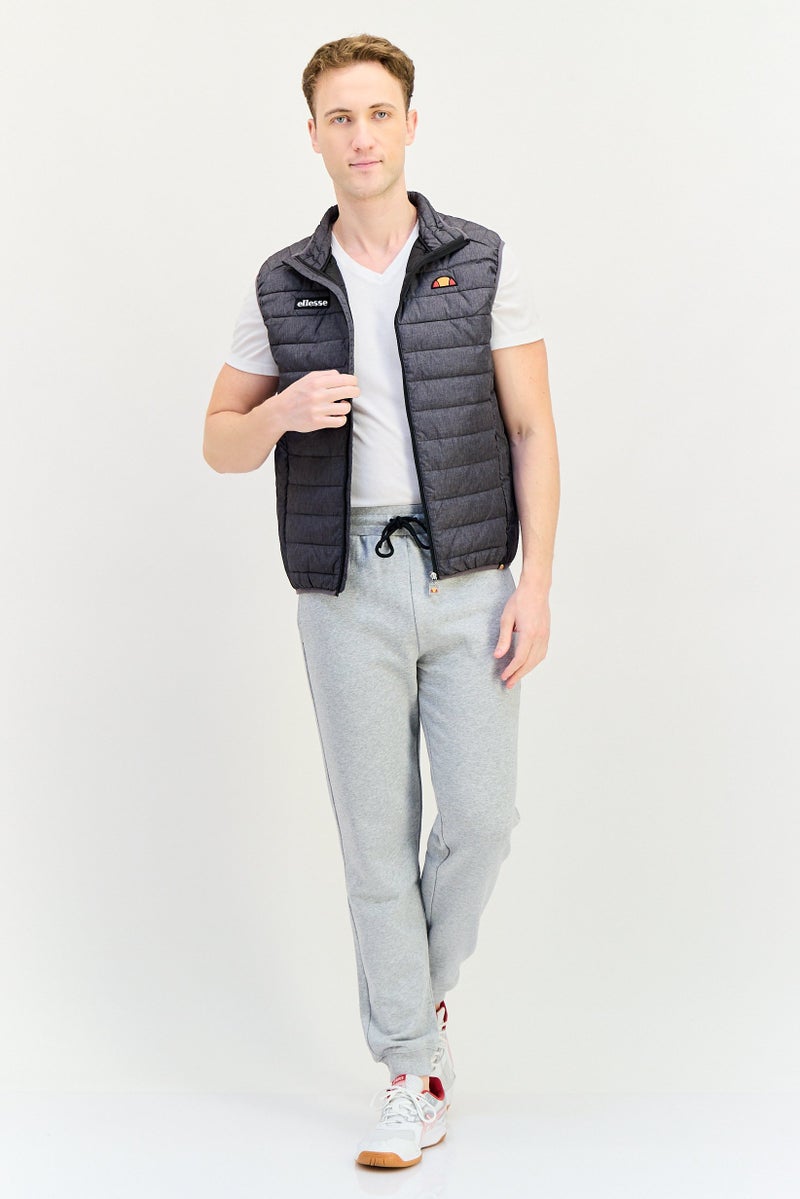 Ellesse Men Sportswear Fit Sleeveless Outdoor Vest, Grey - Image 4