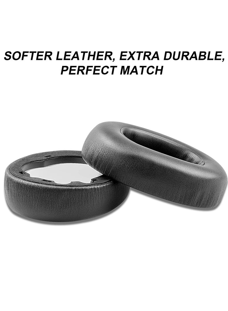 Live 650 BTNC E65BTNC Ear Cushion Memory Foam Softer Leather Ear Pads Replacement Compatible with JBL E65 E65BTNC / Duet NC/Live 650BTNC Live 660 BTNC Headphones (Black)  - Image 2
