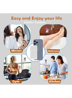 Sthxyfaith Silicone Suction Cup Phone Case Mount Double Sided, Phone Accessories Hands-Free Strong Grip Holder for Selfies and Videos, Silicon Phone Stand Sticky for iPhone and Android  - Image 4