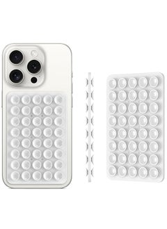 Sthxyfaith Silicone Suction Cup Phone Case Mount Double Sided, Phone Accessories Hands-Free Strong Grip Holder for Selfies and Videos, Silicon Phone Stand Sticky for iPhone and Android  - Image 1