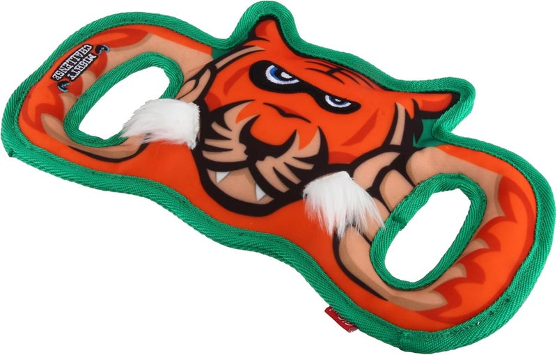 GiGwi Extra Durable Mighty Challenge Dog Toy - Tough Stuff Tiger - Image 4