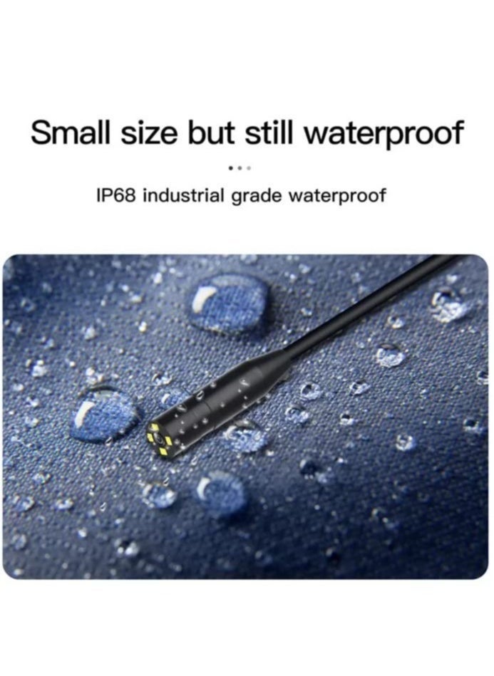 Generic - Waterproof Micro USB Endoscope Inspection Camera With Built In LED Light Black - Image 1