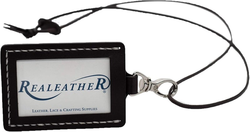 Realeather ID Lanyard Leathercraft Kit Natural - Image 2