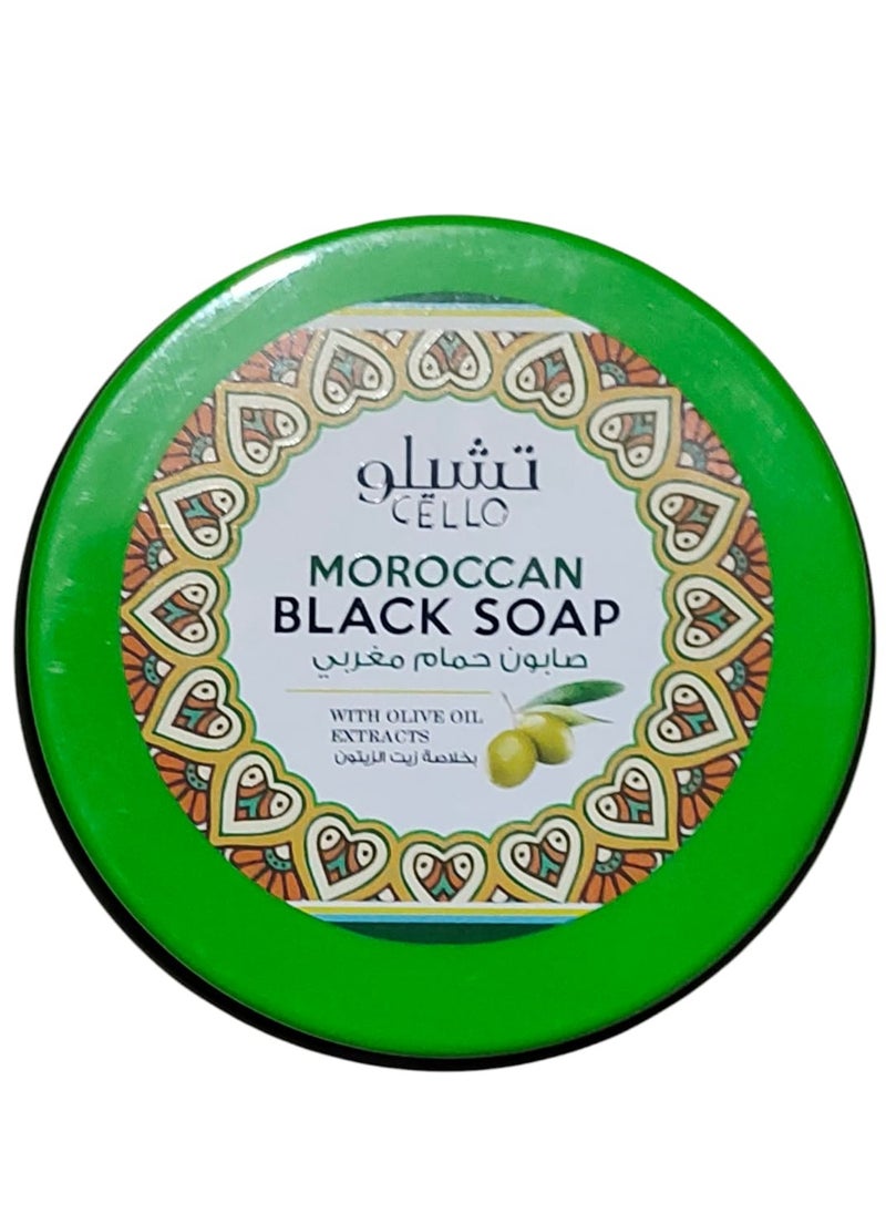 Cello - Moroccan Black Soap With Olive Oil Extract 700 ml - Image 1