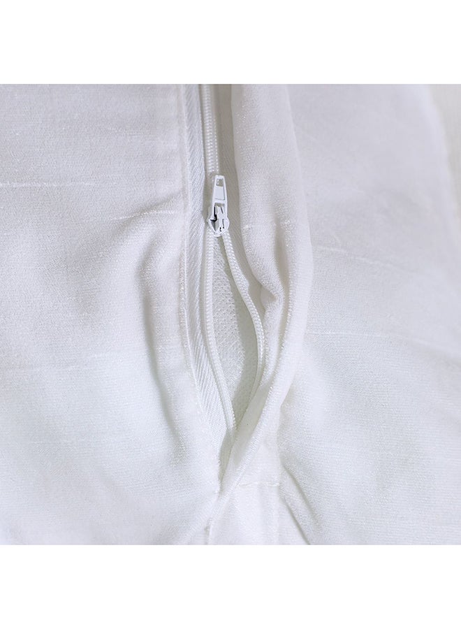 دانوب هوم غطاء وسادة مطرز جليم من دانوب هوم - أبيضرماديذهبي -  سم - Image 3