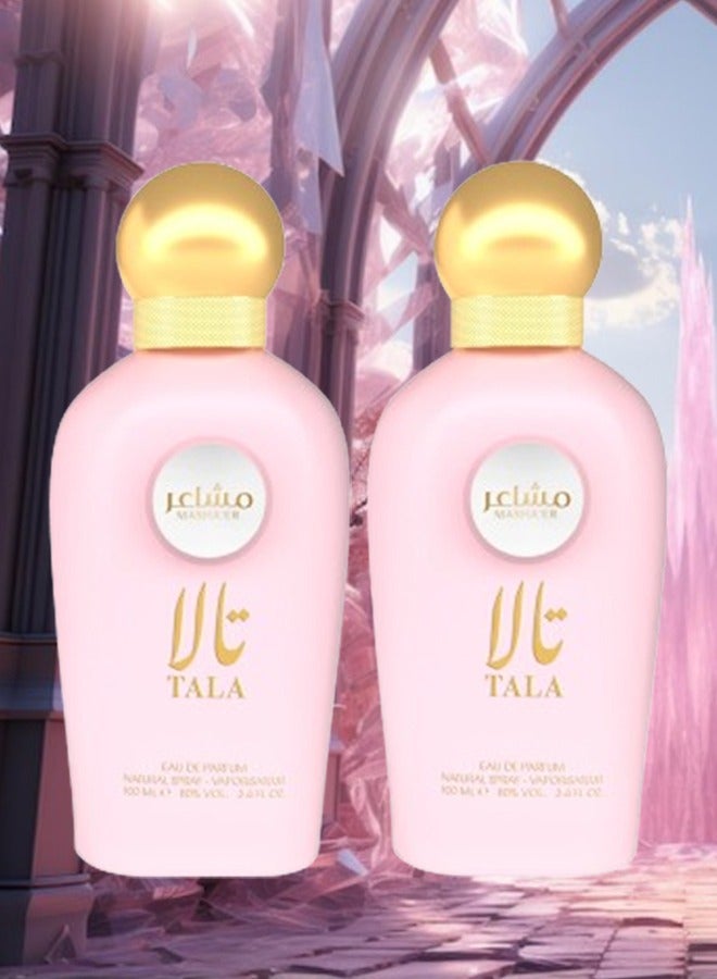 Tala 2 Pieces Tala Mashaeir Perfume EDP 100ML - Image 1