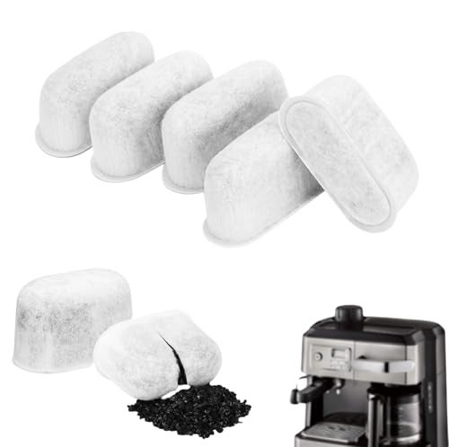 bahforam Water Filter Replacement for Delonghi 731328779 DLSC002 COM530M ECAM ETAM EPAM, Activated Charcoal Filter, 5 Pack - Image 1