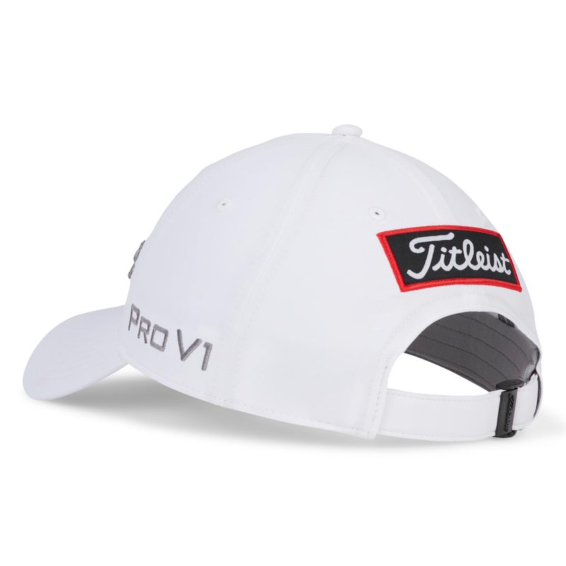 Titleist Men's Tour Performance Golf Hat, White/Gray - Image 3